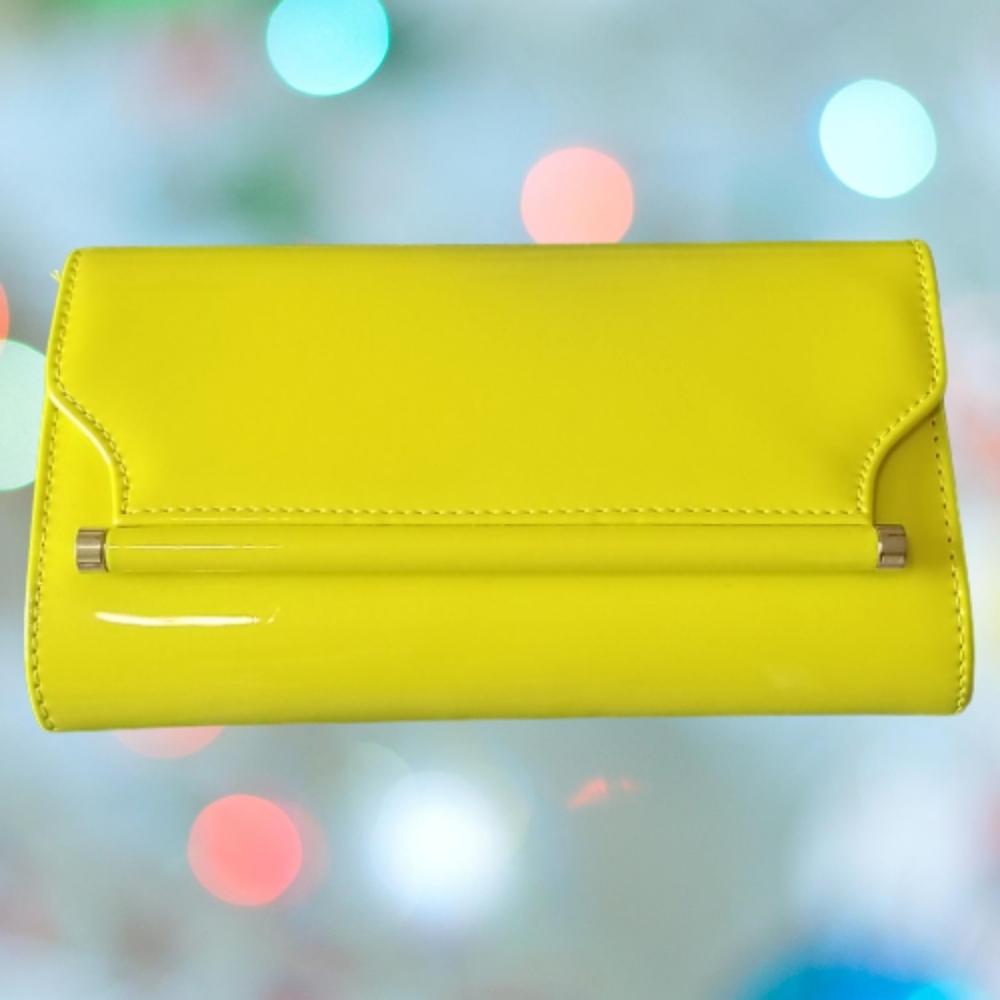 Neon Yellow Clutch